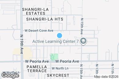 Map image of the property - 10820 N 16th Ave