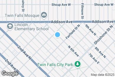 Map image of the property - 337 N 6th Ave