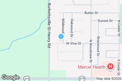 Map image of the property - 500 Wildwood Dr