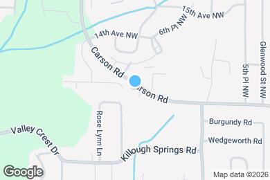Map image of the property - 617 Carson Crest Cir