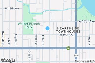 Map image of the property - 1613 Depew St