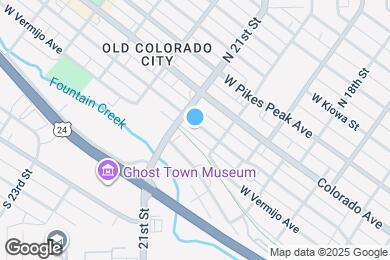 Map image of the property - 2019 W Cucharras St