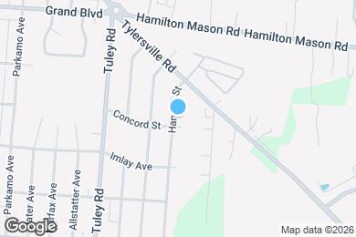 Map image of the property - 1504 Harvard St