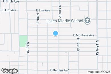 Map image of the property - 1022 E Montana Ave