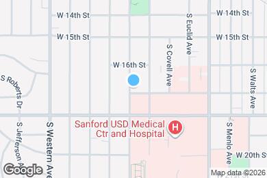 Map image of the property - 1412 W 17th St