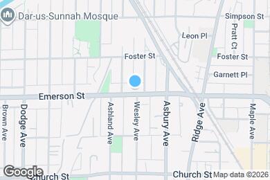 Map image of the property - 1411 Emerson St