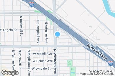 Map image of the property - 2375 W Montana St