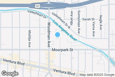 Map image of the property - Sherman Oaks Apartments