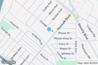 Map image of the property - 10726 Orange Grove