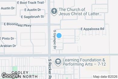 Map image of the property - 4063 E Pinto Dr