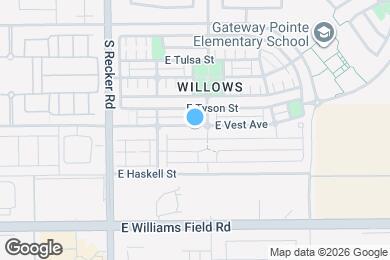 Map image of the property - 4165 E Vest Ave