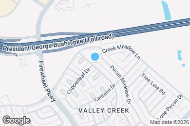 Map image of the property - 2510 Valley Creek Dr