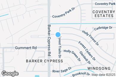 Map image of the property - 5719 Forest Trails Dr