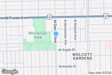Map image of the property - 5047 N Damen Ave
