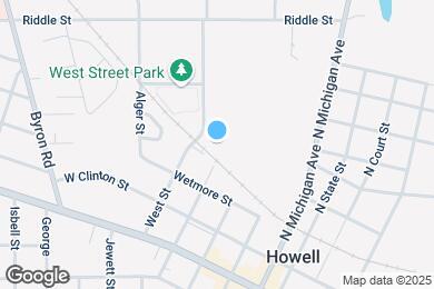 Map image of the property - 405 W Washington St