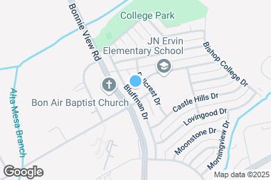 Map image of the property - 5720 Bluffman Dr