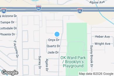 Map image of the property - 1578 Onyx Dr