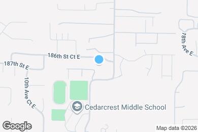 Map image of the property - 1315 187th St Ct E