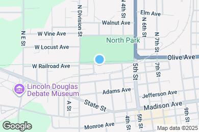 Map image of the property - 116 Railroad Ave