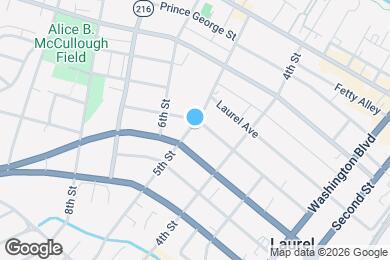 Map image of the property - 500 5th St