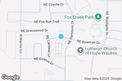 Map image of the property - 385 NE Sandalwood