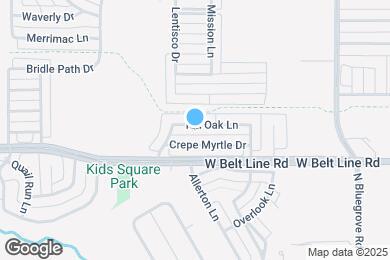 Map image of the property - 1954 Pin Oak Ln