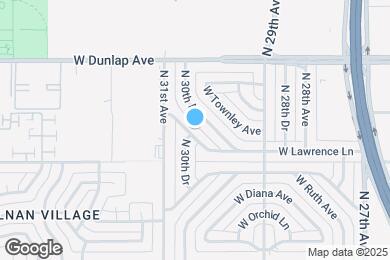 Map image of the property - 3026 W Lawrence Ln