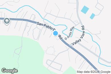 Map image of the property - 5210 San Pablo Dam Rd