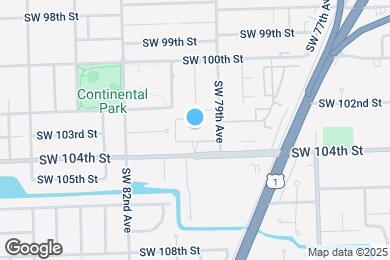 Map image of the property - 7917 SW 104th St