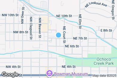 Map image of the property - 204 NE 7th St