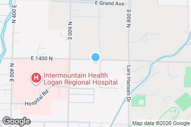 Map image of the property - 700 E 1400 N