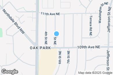 Map image of the property - 10925 5th St NE