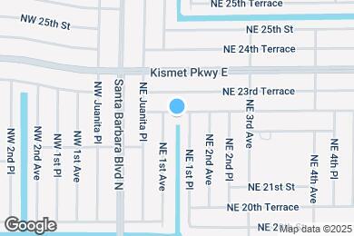 Map image of the property - 106 NE 23rd St
