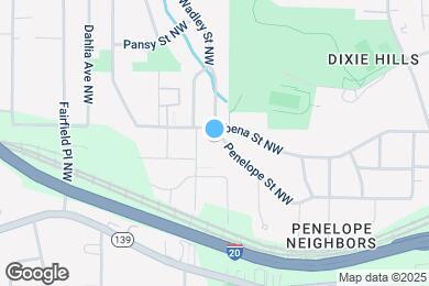 Map image of the property - 2178 Penelope St NW
