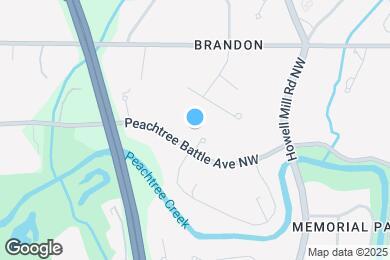 Map image of the property - 1027 Peachtree Battle Ave NW