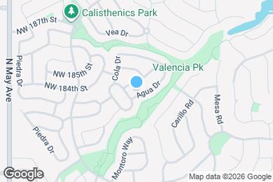 Map image of the property - 18509 Agua Dr