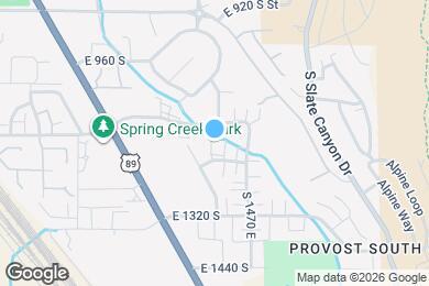 Map image of the property - 1153 S 1420 E