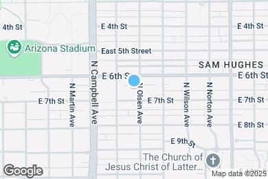 Map image of the property - 423 N Olsen Ave