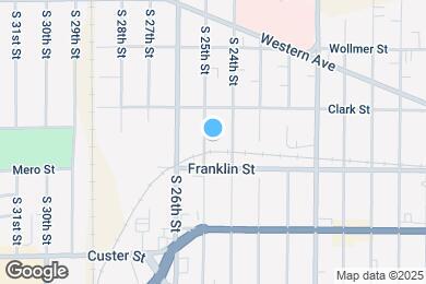Map image of the property - 823 S 25th St
