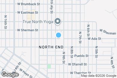 Map image of the property - 911 W Ada St