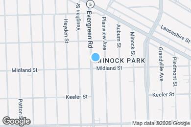 Map image of the property - 15712 Evergreen Rd