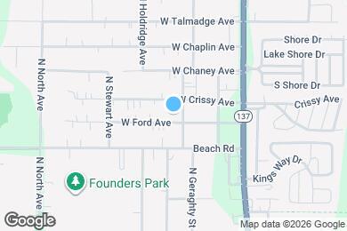 Map image of the property - 10174 W Ford Ave