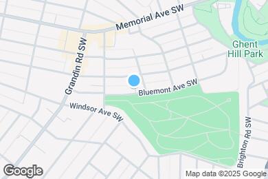 Map image of the property - 1813 Bluemont Ave SW