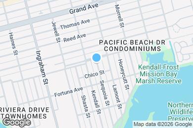 Map image of the property - 4082 Sequoia St