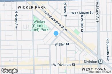 Map image of the property - 1350 N Wolcott Ave