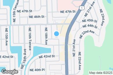 Map image of the property - 1931 NE 43rd Ct