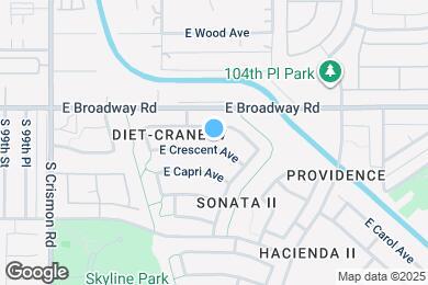 Map image of the property - 10264 E Crescent Ave