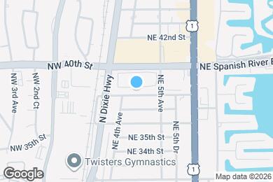 Map image of the property - 421 NE 38th St