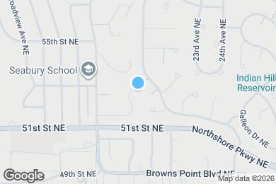 Map image of the property - 5232 Enetai Ave NE
