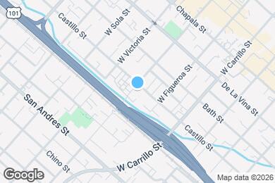 Map image of the property - 407 W Anapamu St